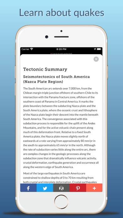 Earthquake & Tsunami Alerts App screenshot #3