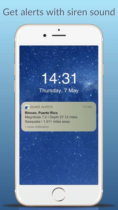 Earthquake & Tsunami Alerts Capture d'écran de l'application #6
