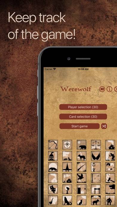 Werewolf App screenshot #1