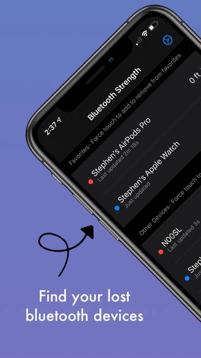 Find Lost BLE Device Tracker Schermata dell'app #1