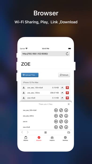 ZOE Capture d'écran de l'application #2