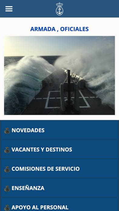 Personal Armada Captura de pantalla de la aplicación