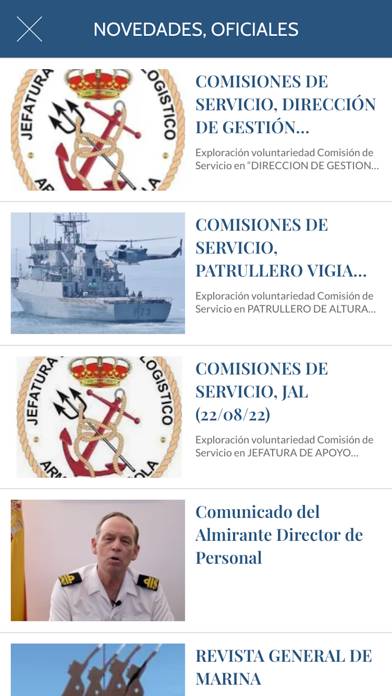 Personal Armada Captura de pantalla de la aplicación