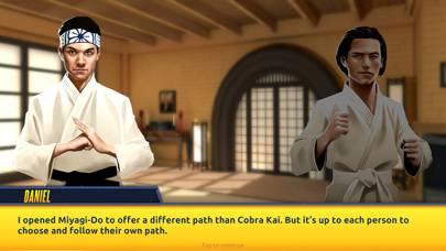 Cobra Kai: Card Fighter game screenshot