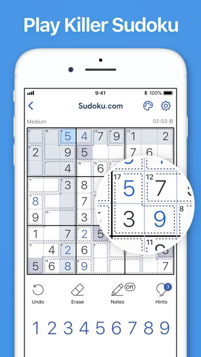 Killer Sudoku by Sudoku.com Скриншот приложения #1