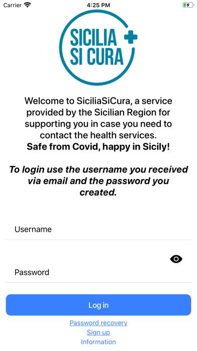 SiciliaSiCura App screenshot #1