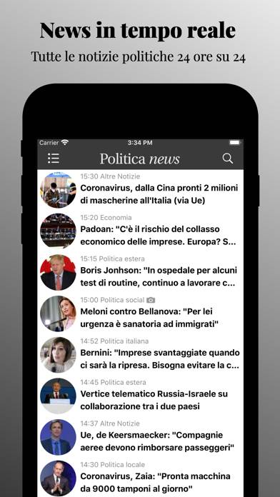 Politica News screenshot