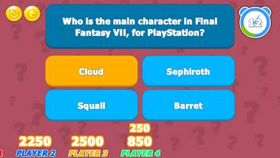 Video Game Trivia­ game screenshot