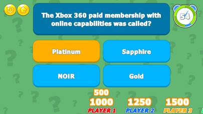 Video Game Trivia­ game screenshot