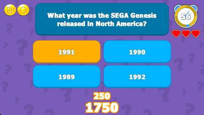 Video Game Trivia­ game screenshot