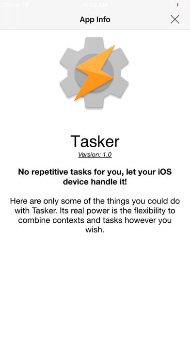 Tasker: Create any task App-Screenshot #1