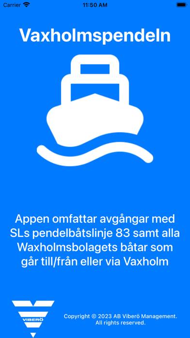 Viberö Vaxholmspendeln App screenshot #1