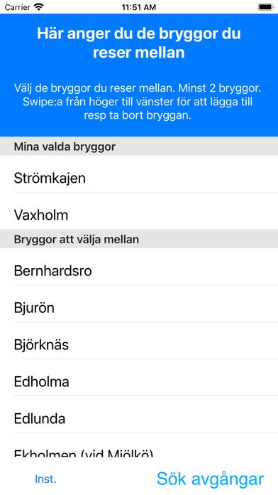 Viberö Vaxholmspendeln App skärmdump #2