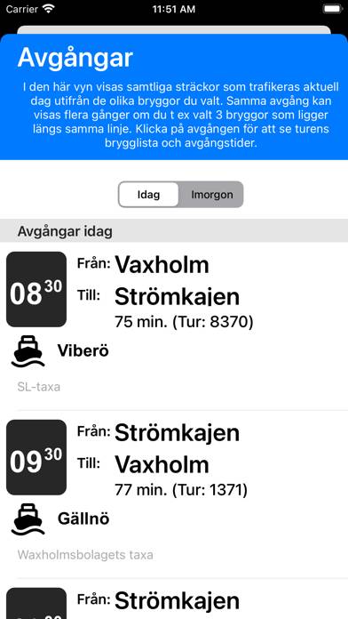 Viberö Vaxholmspendeln App screenshot #3