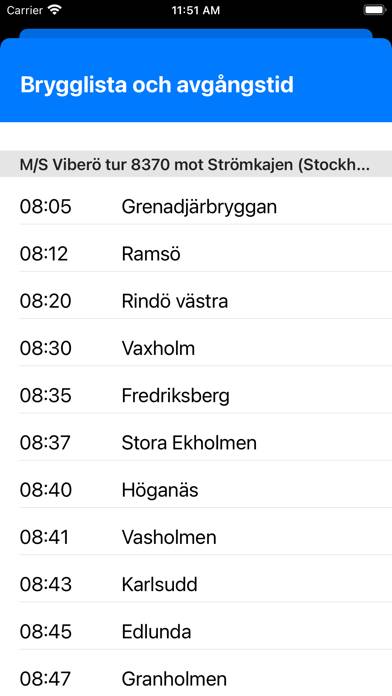 Viberö Vaxholmspendeln App screenshot #4