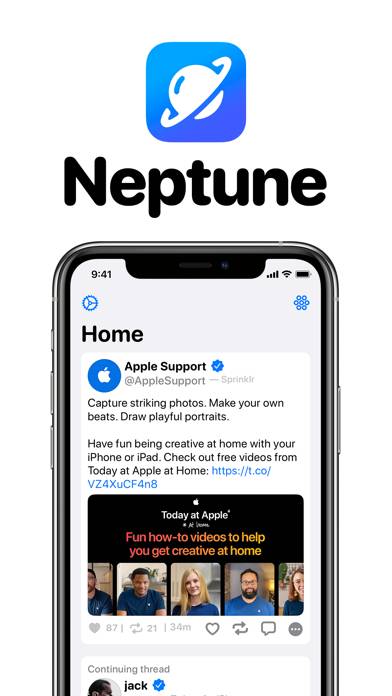 Neptune for Twitter Captura de pantalla de la aplicación #1