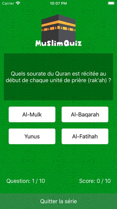 Muslim Quiz Capture d'écran de l'application #3
