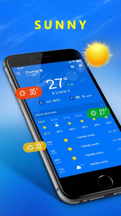 Weather forecast & Alerts App skärmdump #1
