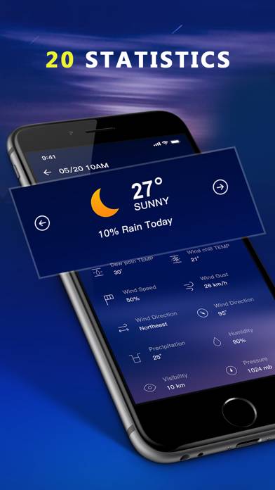 Weather forecast & Alerts App skärmdump #2