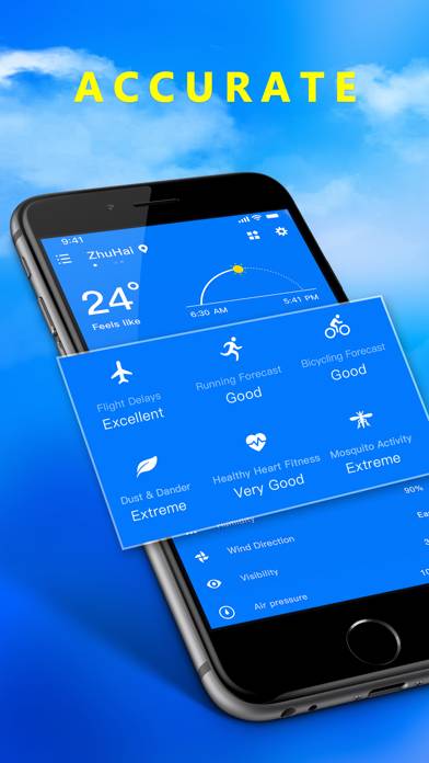 Weather forecast & Alerts App skärmdump #3