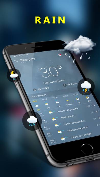Weather forecast & Alerts Captura de pantalla de la aplicación #6