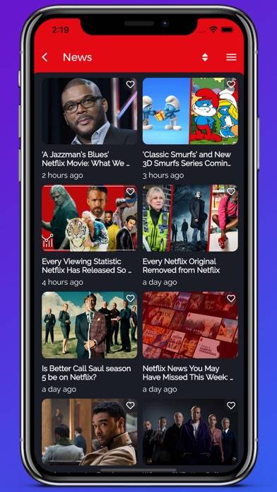 News for Netflix Скриншот приложения