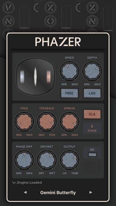 FAC Phazer App-Screenshot