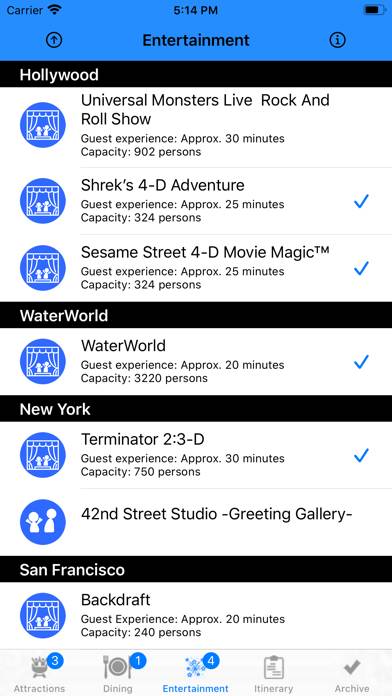 Theme Park Checklist: Japan App-Screenshot #3