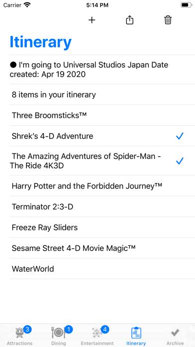 Theme Park Checklist: Japan App screenshot #4