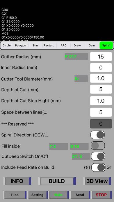 CNC Blue App screenshot