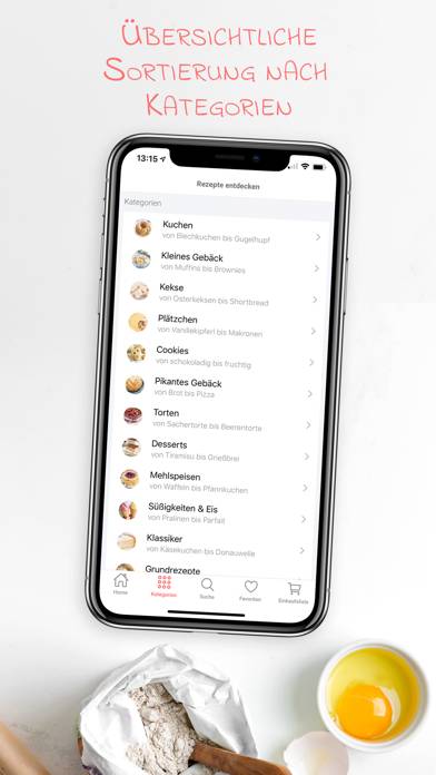 Backen macht glücklich App-Screenshot