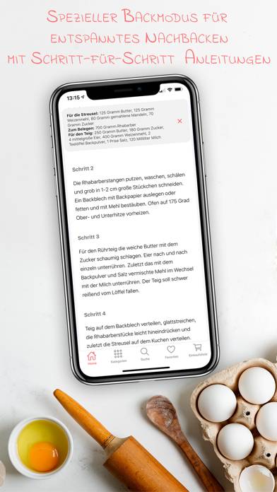 Backen macht glücklich App-Screenshot