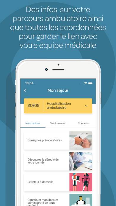 ADEL l'application Santé Elsan Capture d'écran de l'application