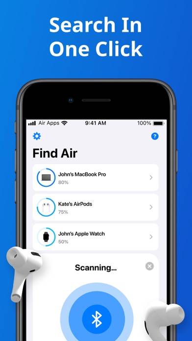 Find Air App screenshot