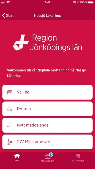Vårdmöte Region Jönköpings län App skärmdump #2