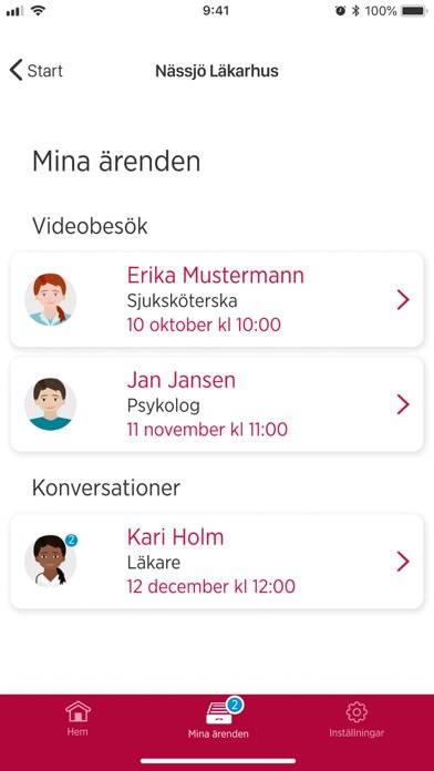 Vårdmöte Region Jönköpings län App skärmdump #4