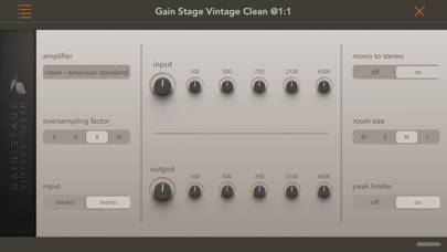Gain Stage Vintage Clean App screenshot #1