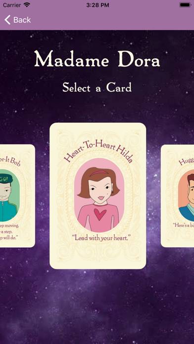 Madame Dora's Fortune Cards App screenshot #2
