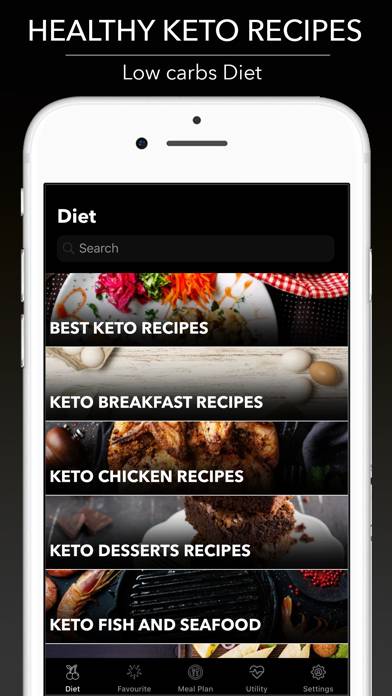 Perfect Keto Diet Recipes Schermata dell'app #2