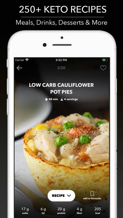 Perfect Keto Diet Recipes Captura de pantalla de la aplicación #3