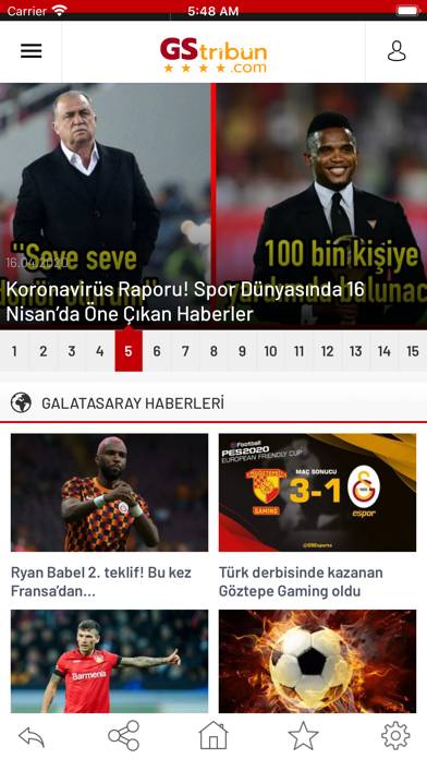 Galatasaray Haberleri Uygulama ekran görüntüsü #1