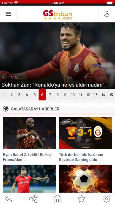 Galatasaray Haberleri Uygulama ekran görüntüsü #2