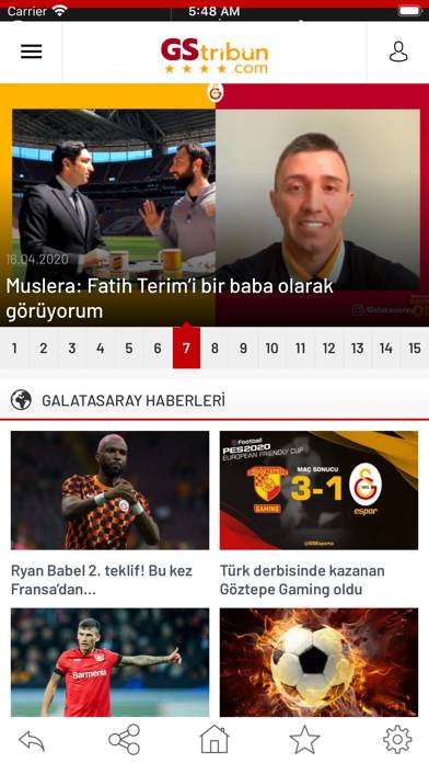 Galatasaray Haberleri Uygulama ekran görüntüsü #3