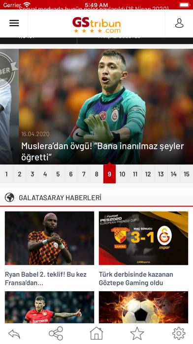 Galatasaray Haberleri Uygulama ekran görüntüsü #4