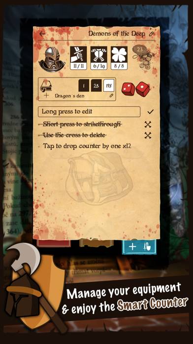 Adventure Sheet: for Gamebooks App screenshot #3