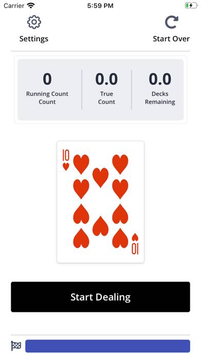 Practice Counting Cards capture d'écran