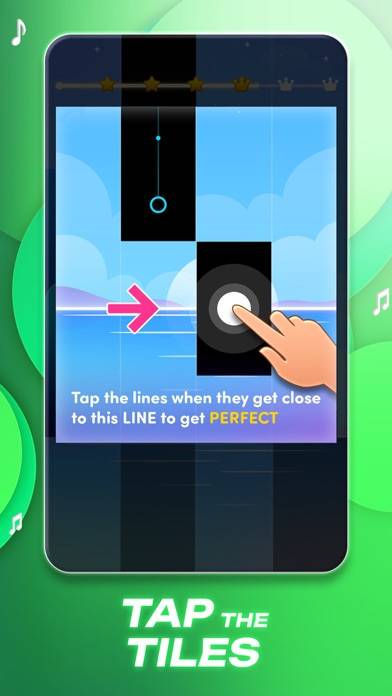 Dream Tiles Saga: Music Game skärmdump av spelet