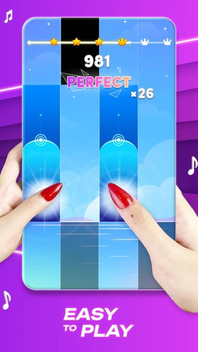 Dream Tiles Saga: Music Game skärmdump av spelet