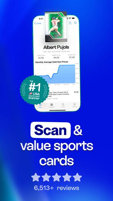 Cardstock: Sports Card Scanner App screenshot