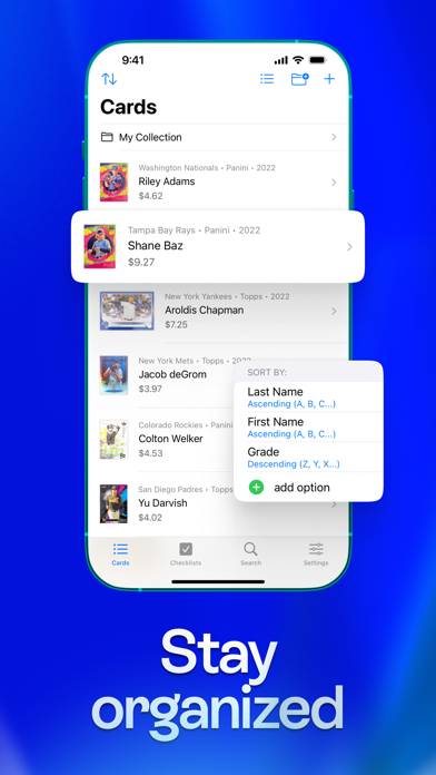 Cardstock: Sports Card Scanner App screenshot